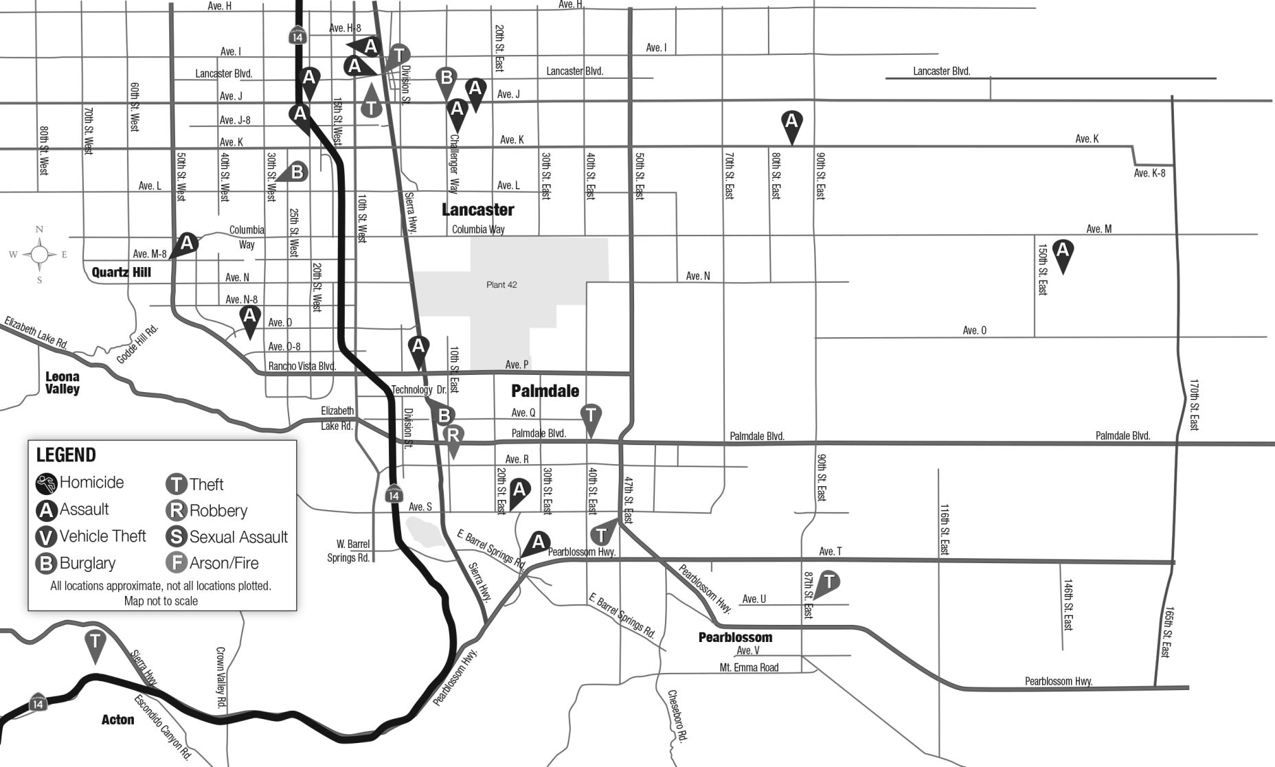 Antelope Valley crime blotter, July 23, 2020